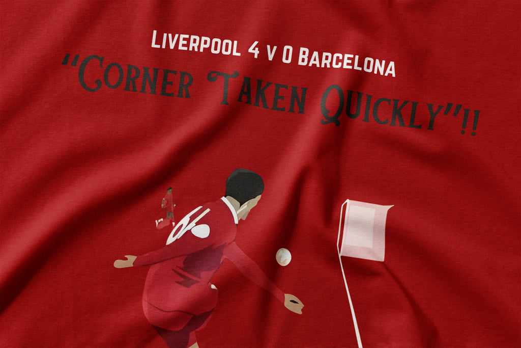 Liverpool FC - Corner Taken Quickly